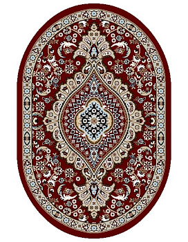 Ковер бордовый Согдиана Голд 4212A
