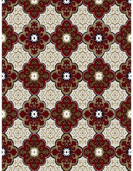 Дорожка красный Азата 2727A