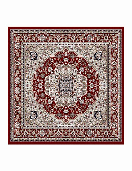 Ковер красный Азата 0006A