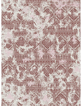 Ковер бордовый Садаф 0020A