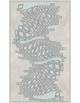 Ковер голубой Садаф 0035A