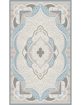 Ковер серый Садаф 0001A