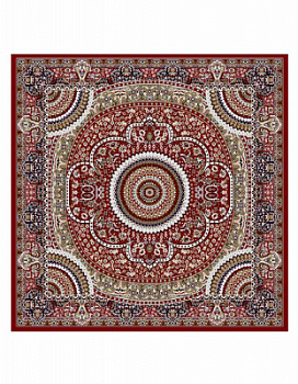 Ковер красный Азата 2051A